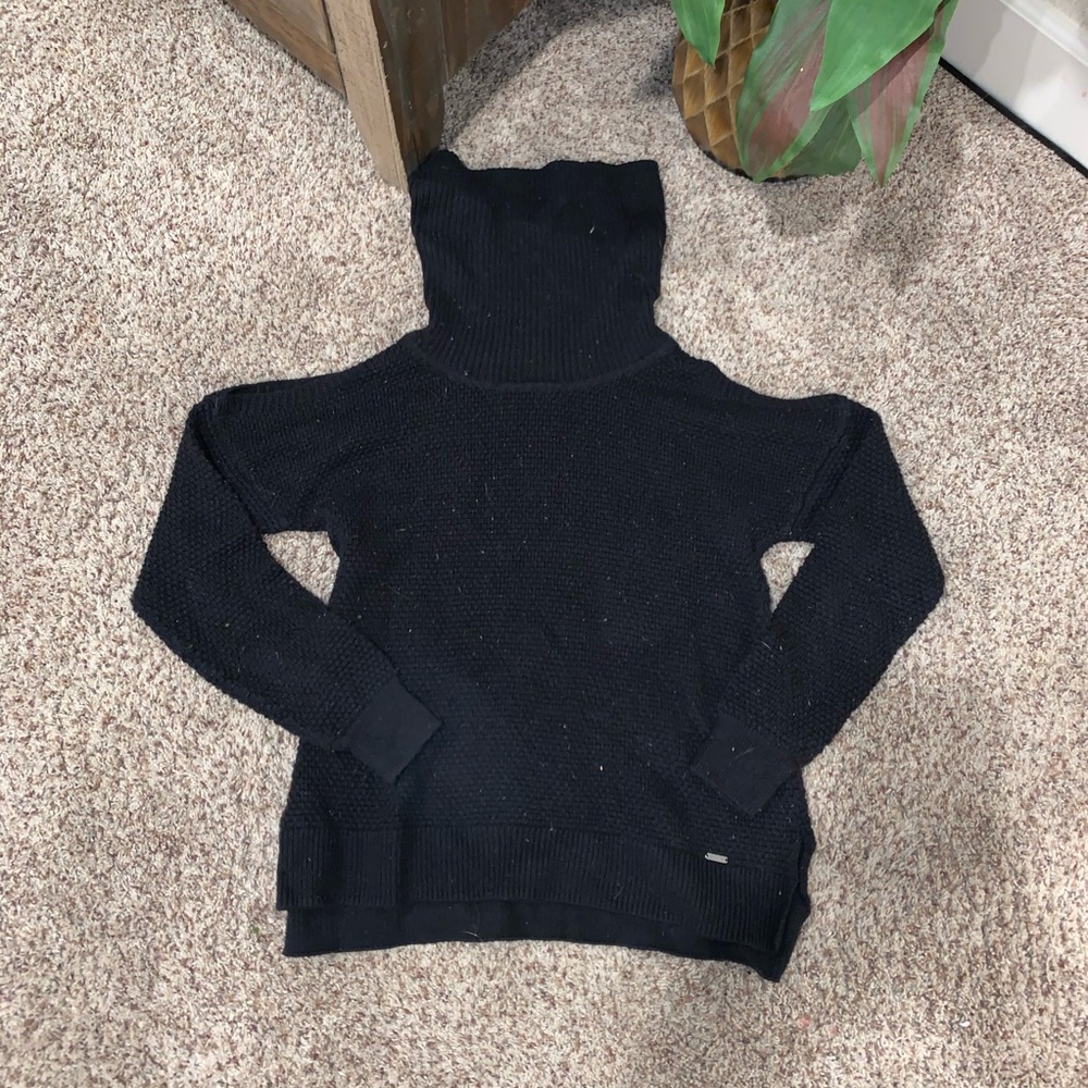 Hollister Cold Shoulder Turtleneck Sweater